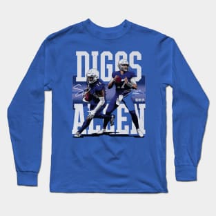 Stefon Diggs & Josh Allen Buffalo Duo Long Sleeve T-Shirt